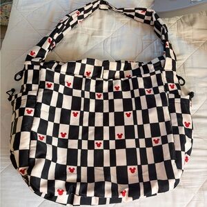 Checkered Black and White Mickey Mouse Bag